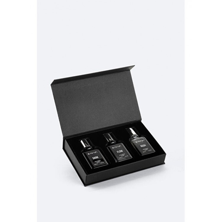 Erkek Siyah 3 lü Parfüm Seti 30 ml Parfüm B009112