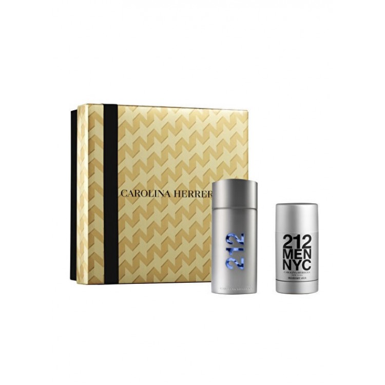 Carolina Herrera 212 Men 100 ml + Deostick Erkek Parfüm Seti