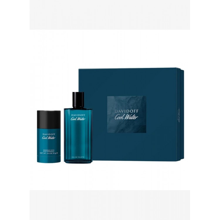 Davidoff Cool Water EDT 75 ml+Deostick 70 g Erkek Parfüm Seti