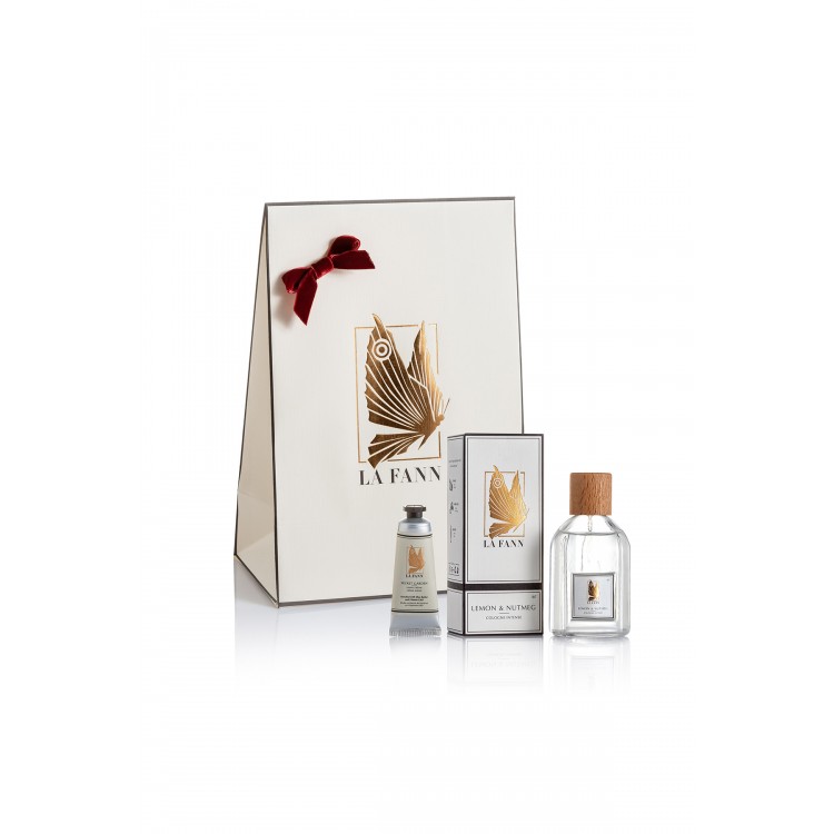 Lemon & Nutmeg Kolonya 100ml & Secret Garden El Kremi 30ml Set Lemon & Nutmeg Kolonya 100ml & Secret Garden El Kremi 30ml Set