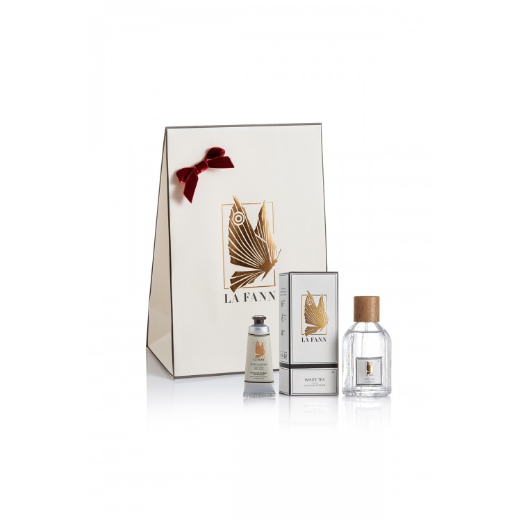 White Tea Kolonya 100ml & Secret Garden El Kremi 30ml Set White Tea Kolonya 100ml & Secret Garden El Kremi 30ml Set