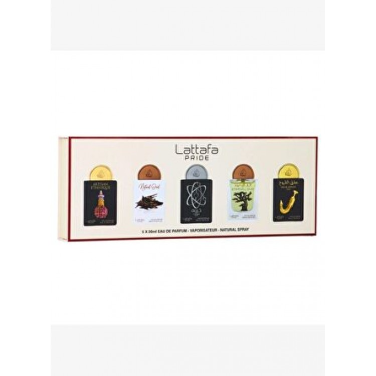 Lattafa Pride 5 x 20 ml EDP Gift Set Box 02 Unisex Parfüm Seti