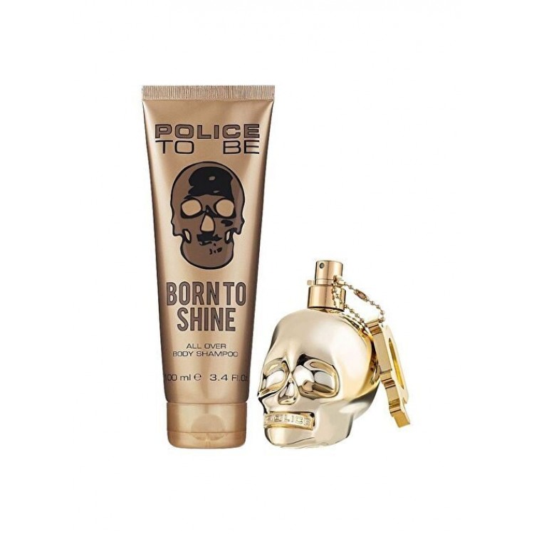 Police To Be Born To Shine EDT 40 ml+All Over Body Shampoo 100 ml Erkek Parfüm Seti