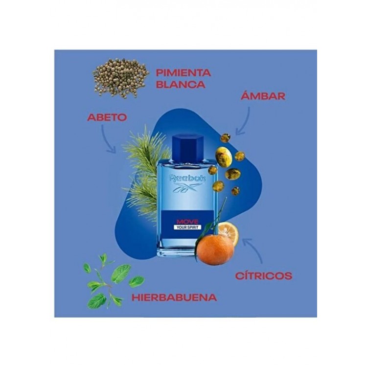 Reebok Move Your Spirit EDT 100 ml Erkek Parfümü