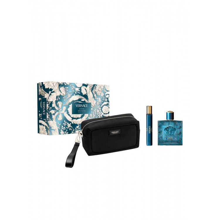 Eros EDT XMAS Set 25 (100ML+TS10ML+Pouch)